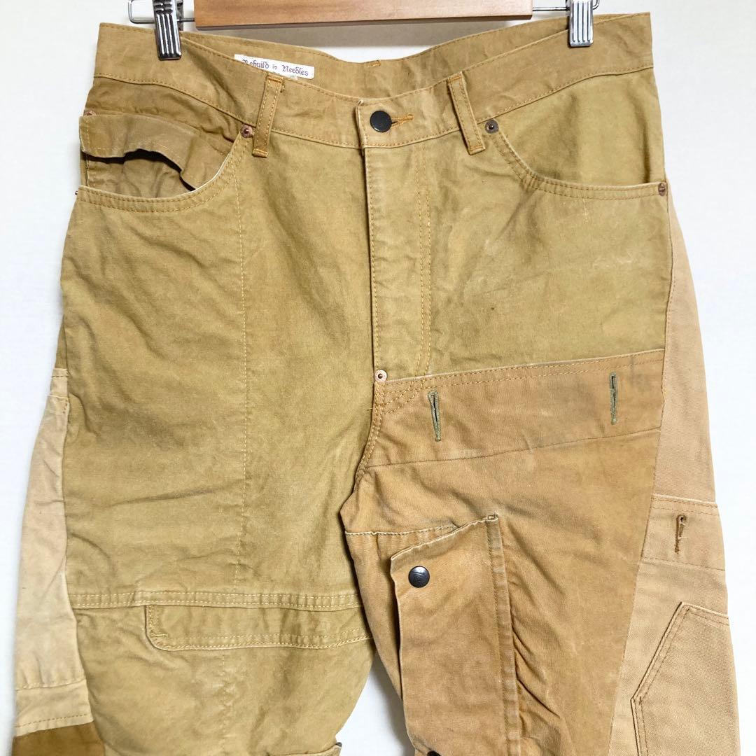 サイズ34！Rebuild by Needles 再構築ダックパンツ