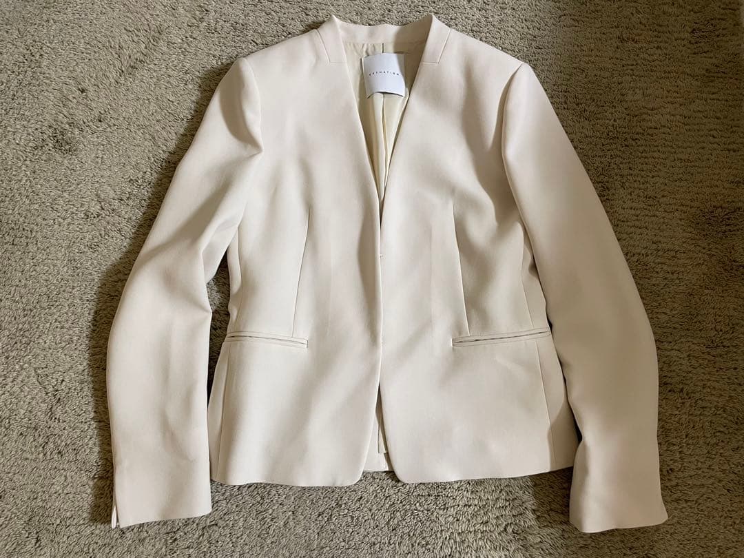 ESTNATION　◇　ノーカラージャケット