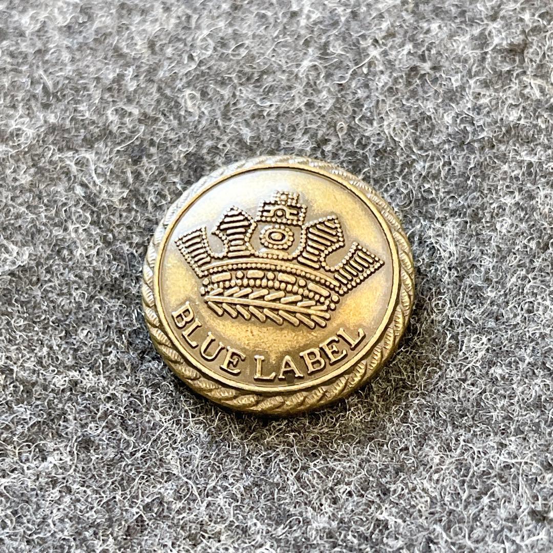 美品★バーバリーブルーレーベル　Pコート　金ボタン　ナポレオンコート　38