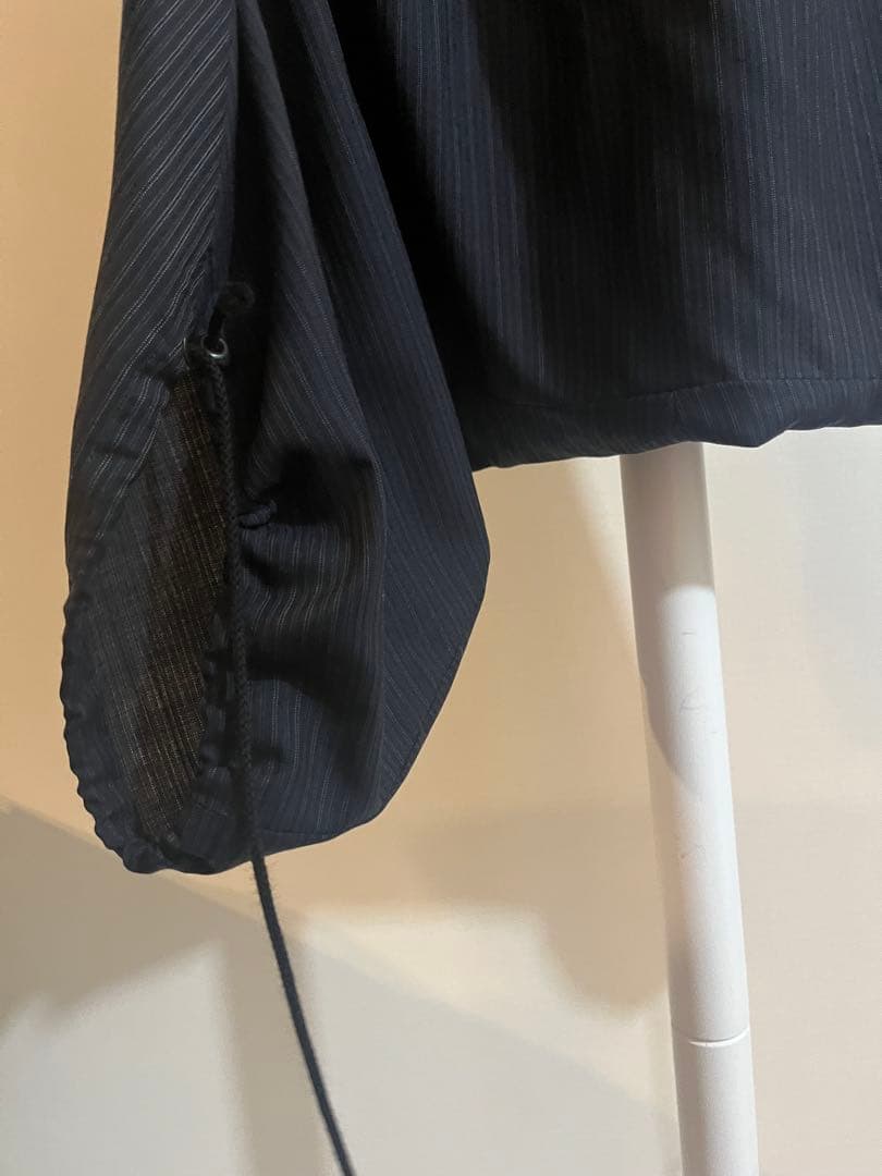 JUNYA WATANABE CDGストライプ バルーン 七分丈パンツ（XS）