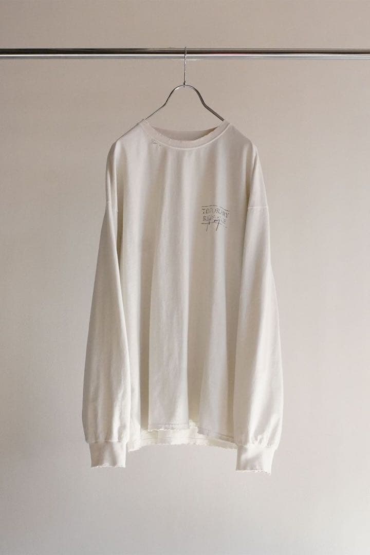 トップス ANCELLM Residence Dyed LS T-shirt