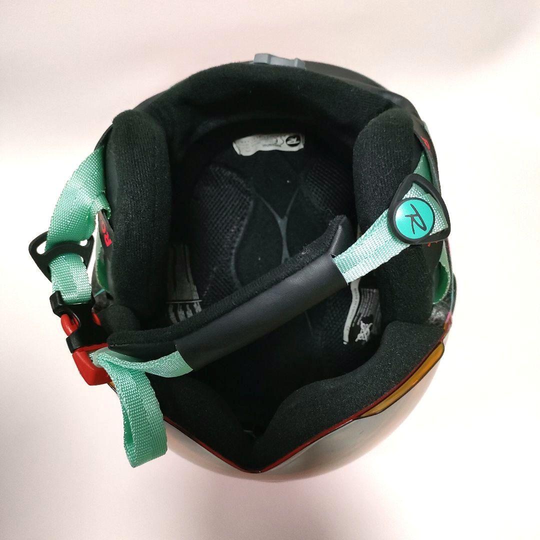 美品 ROSSIGNOL ロシニョール スノーヘルメット ジュニア ピンク