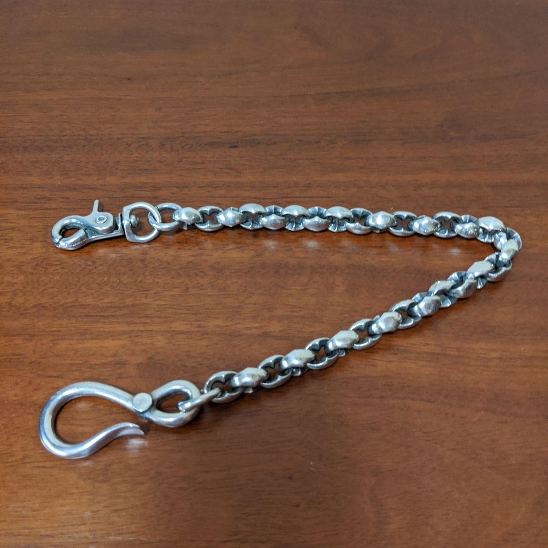 最終価格】日本製 シルバー925 厚塗コーティング　ウォレットチェーン