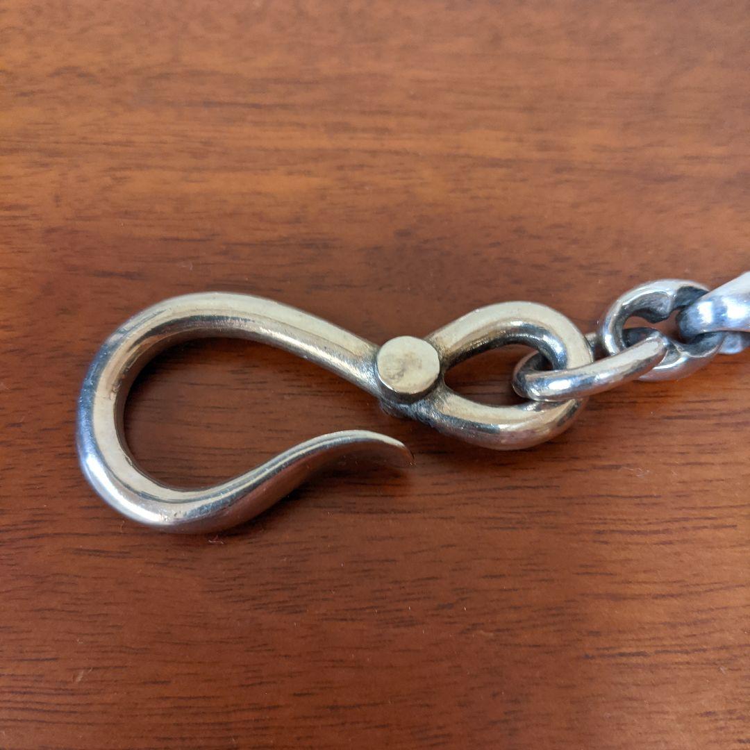 最終価格】日本製 シルバー925 厚塗コーティング　ウォレットチェーン