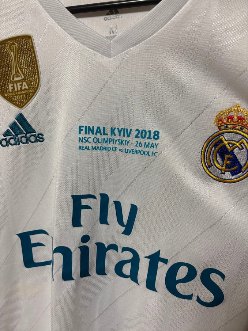 【希少】 ロナウド レアル・マドリード 17/18 CL決勝 長袖 海外Mサイズ