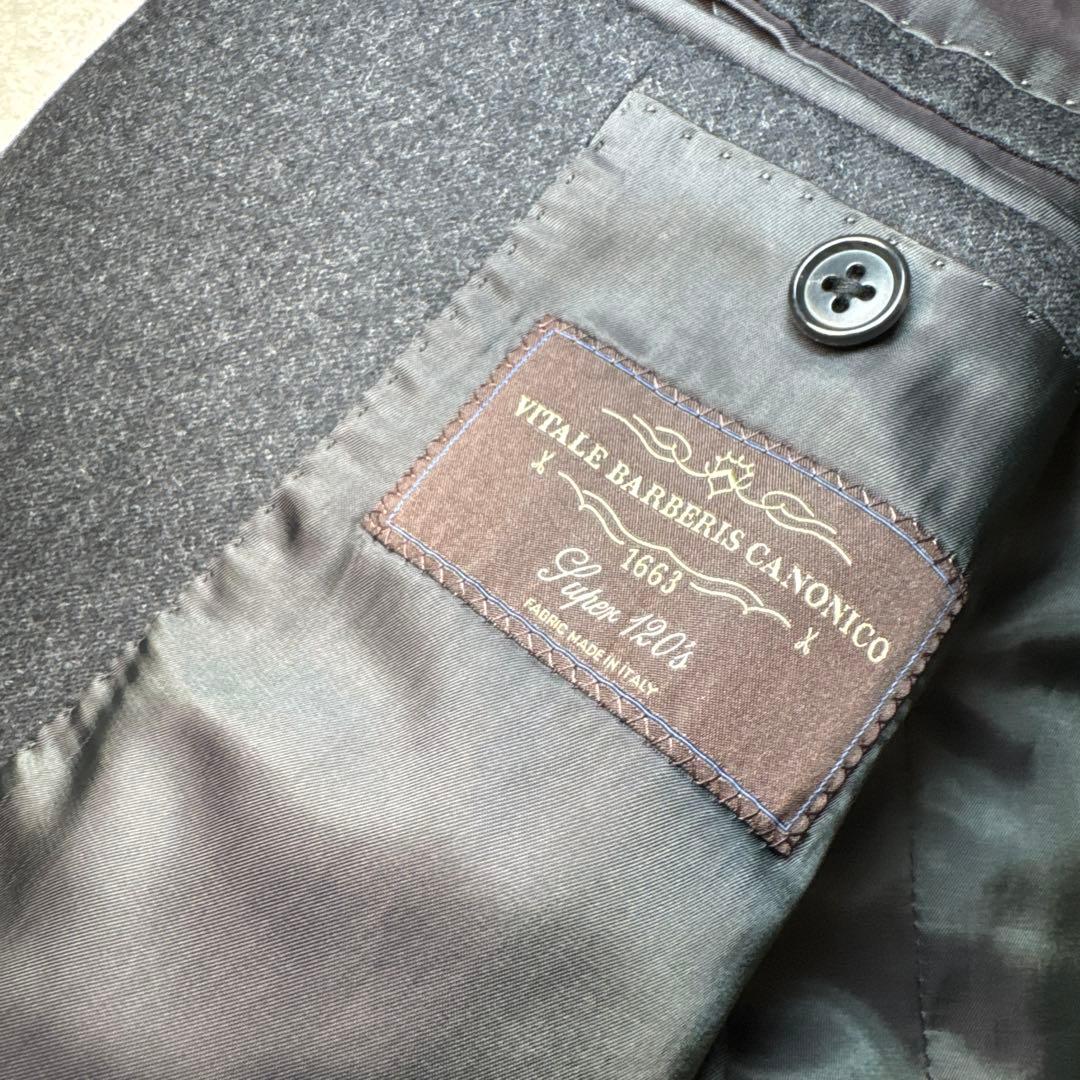 92 極美品　スーツカンパニー　カノニコ　フランネル　スーツ　165 8Drop