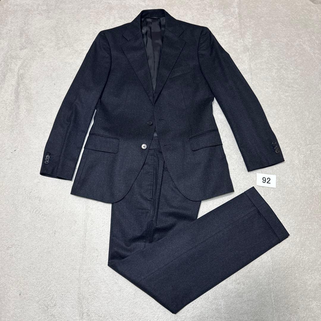 92 極美品　スーツカンパニー　カノニコ　フランネル　スーツ　165 8Drop