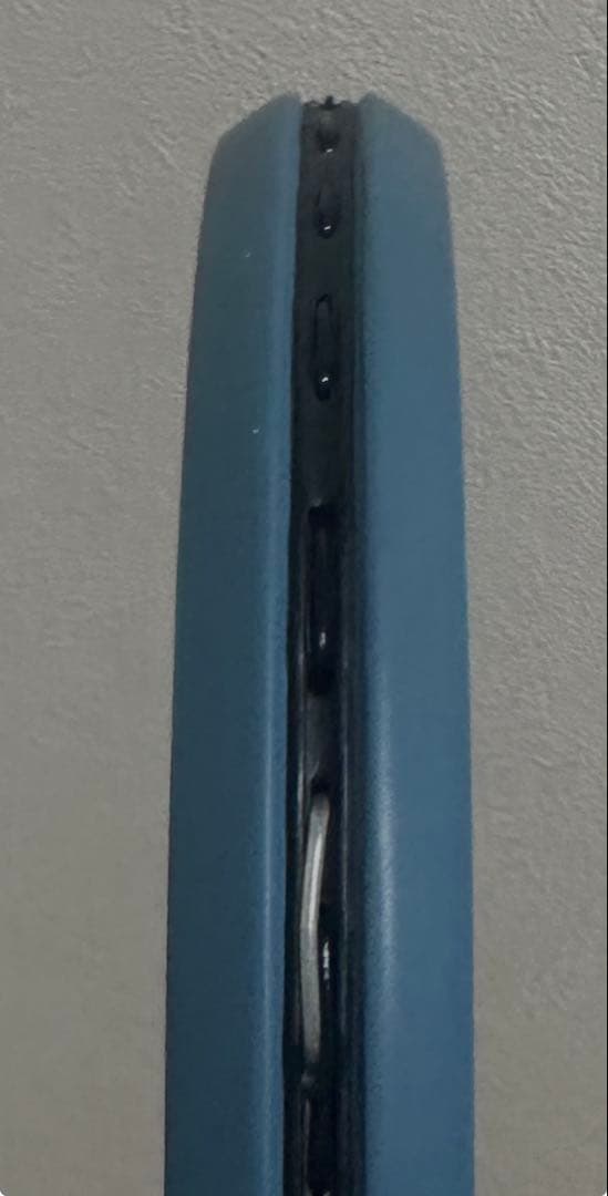 青いテニスラケット 軟式用