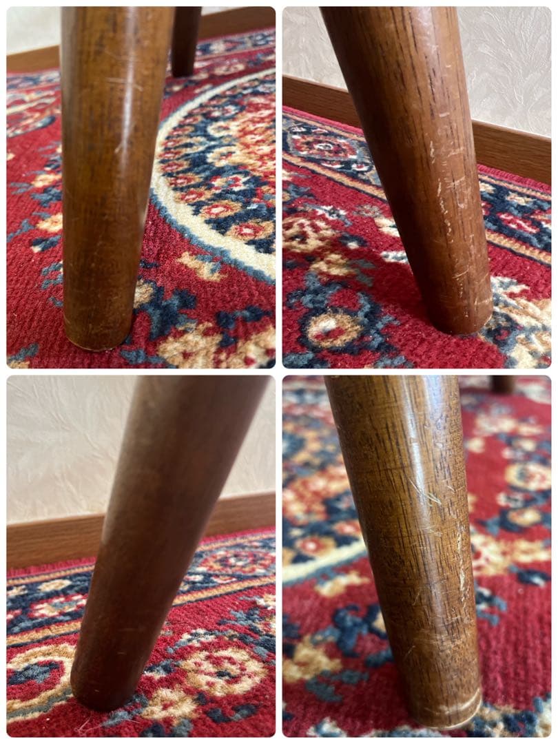 ウィンザーチェア 木製 回転チェア レトロ 回転式 ダイニングチェア ②