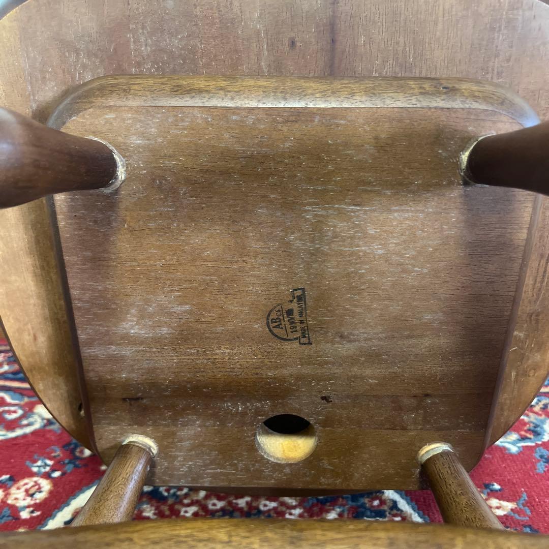 ウィンザーチェア 木製 回転チェア レトロ 回転式 ダイニングチェア ②