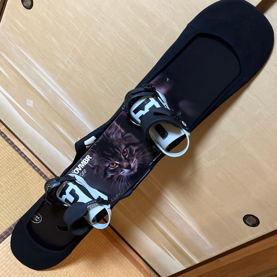 Novemberdesire 150 スノーボード　スノーボードとボードカバー