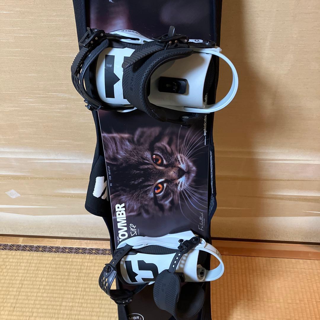 Novemberdesire 150 スノーボード　スノーボードとボードカバー