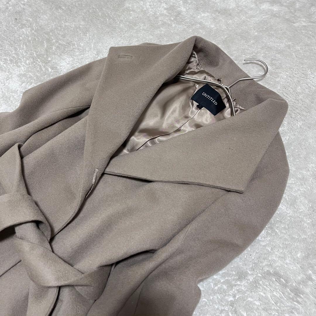 ツ～ちゃんサマー専用　　2WAYスタンドカラーロングコート　ベージュ　S