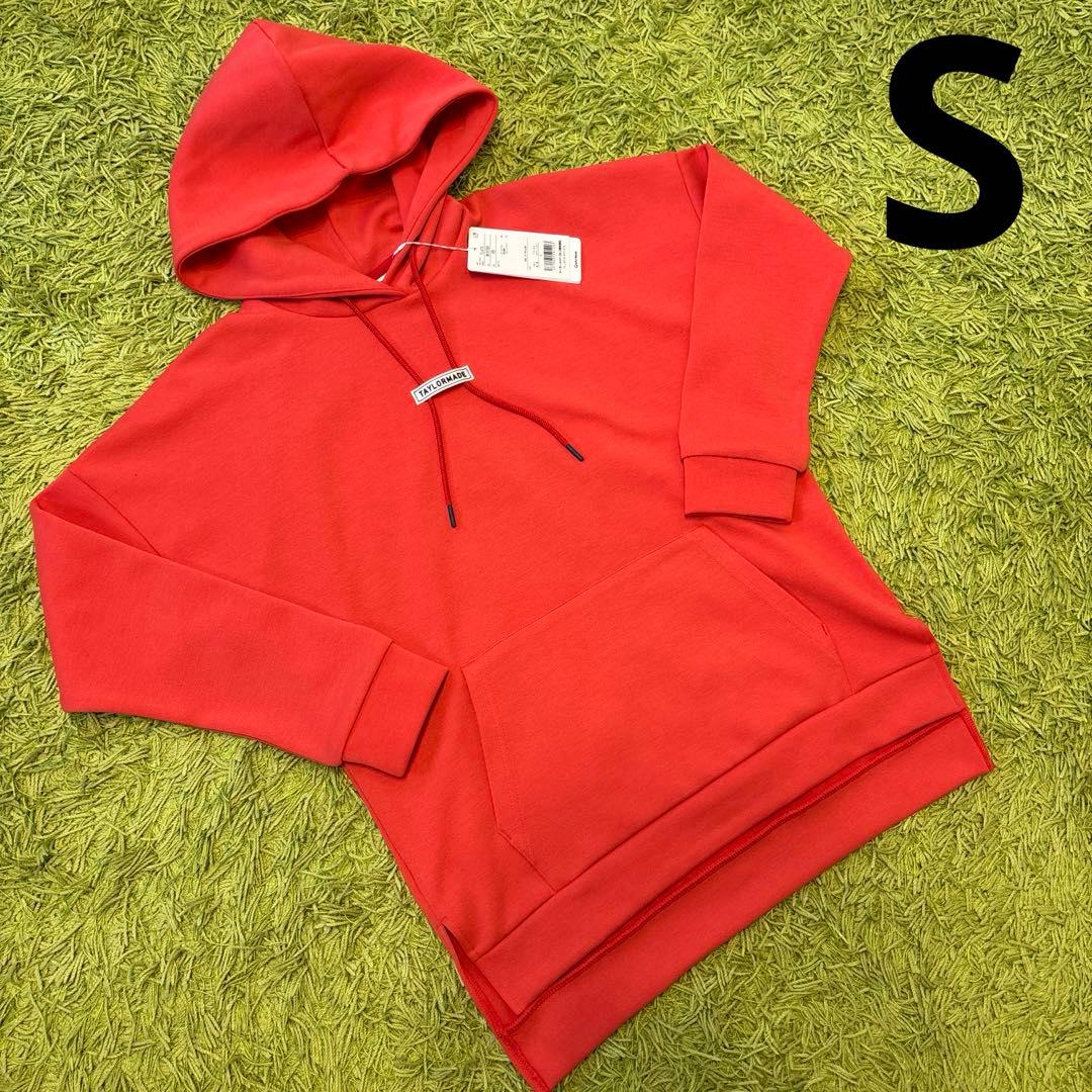 【TaylorMade】新品✨S フード付きロゴトレーナー　スリット付き　秋冬