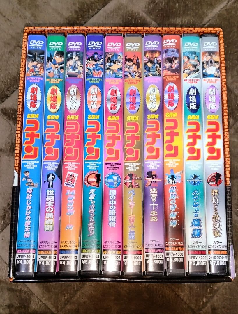 【中古セル】 名探偵コナン 劇場版 DVD-BOX 10周年記念特別盤