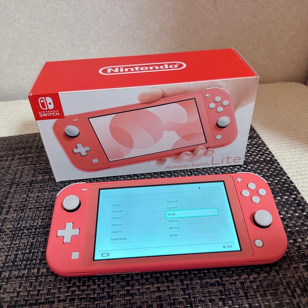 美品♡Nintendo Switch LITE コーラル♡