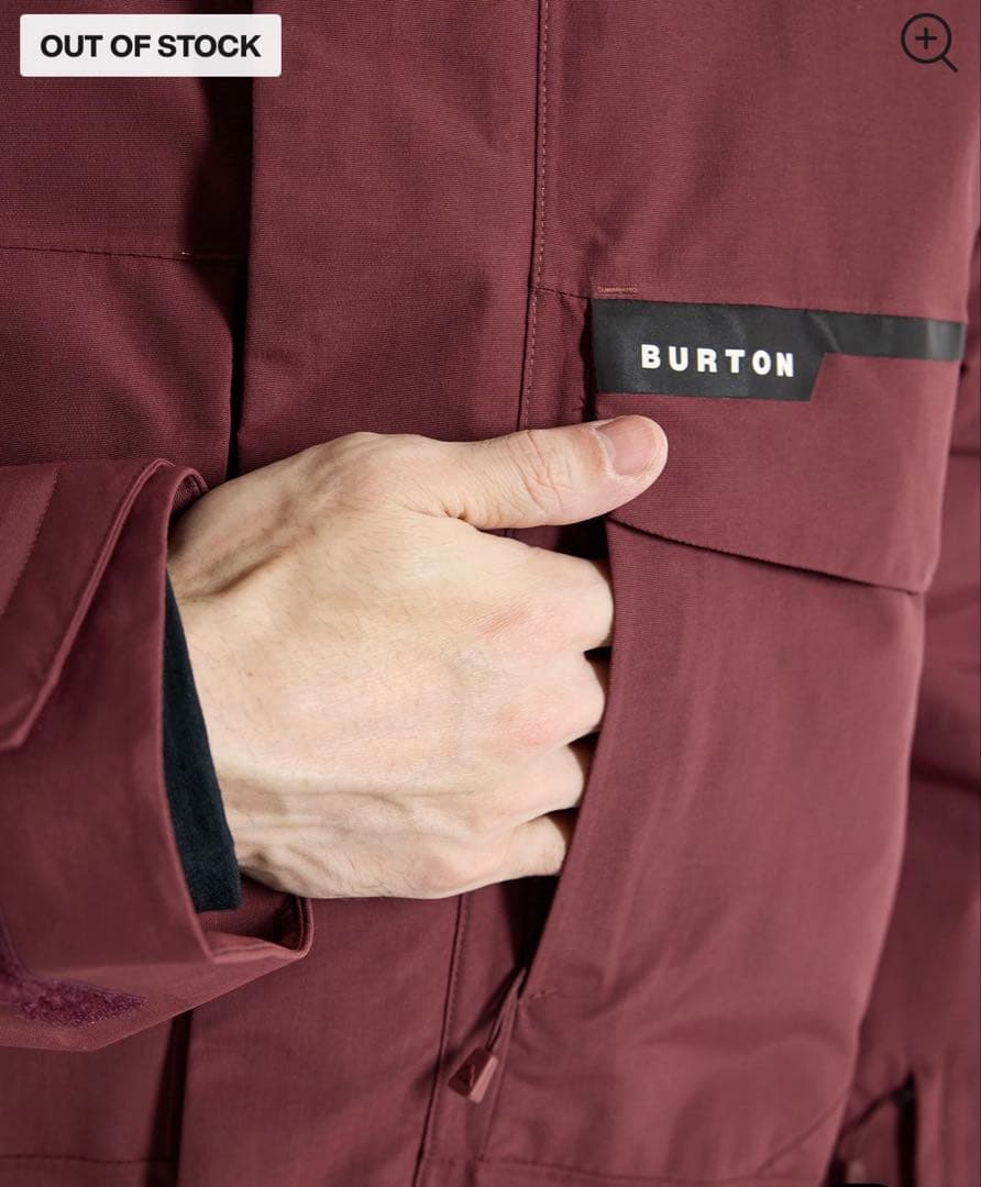 【定価39600円】新品タグ付き　バートン メンズ スノボ ジャケット　赤