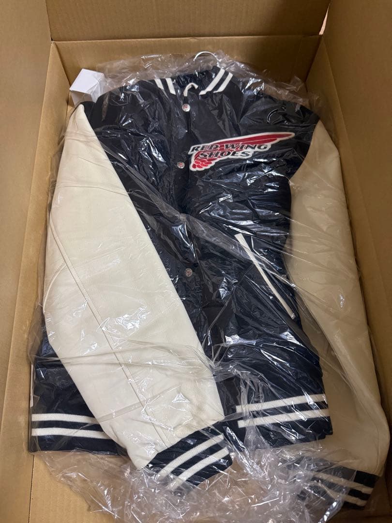 ジャケット・アウター HUMAN MADE RED WING Varsity Jacket Black