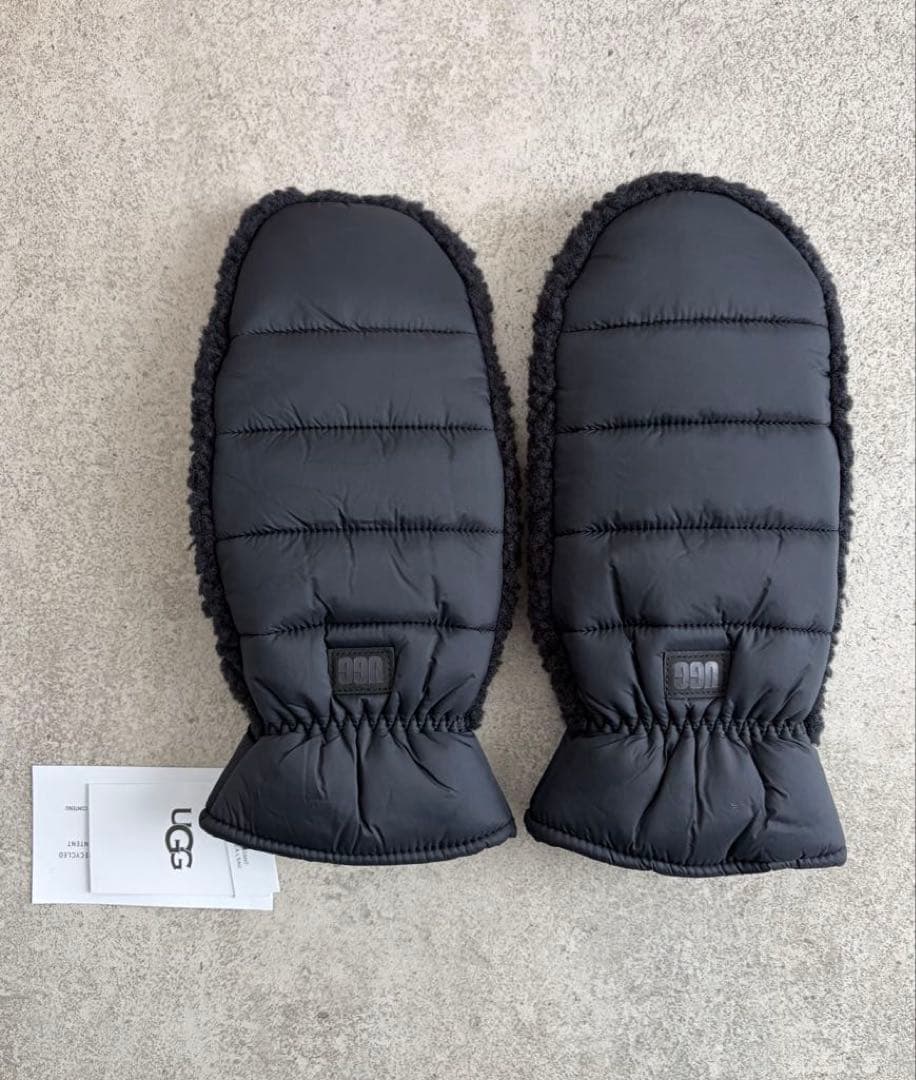 UGG 手袋 グローブ ミトン ブラック 黒 レディース S〜Mサイズ