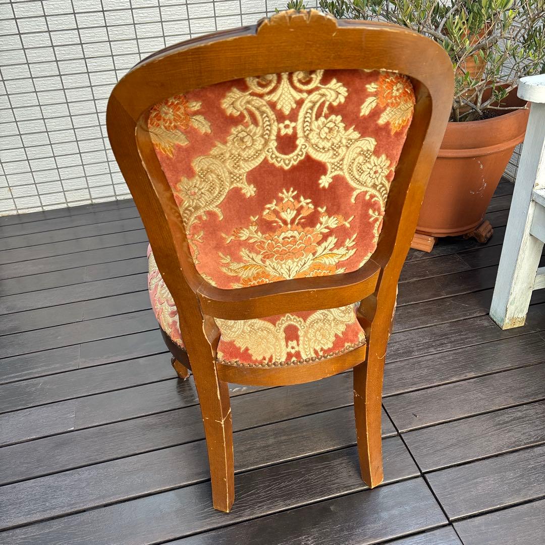 イタリー製　ダイニングチェア　検　アンティーク