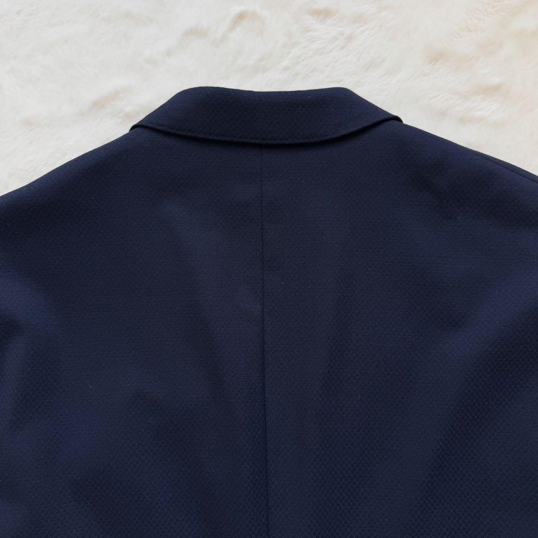 【美品】SUIT SELECTスーツセレクト　3ピース　ビジネススーツ　ネイビー