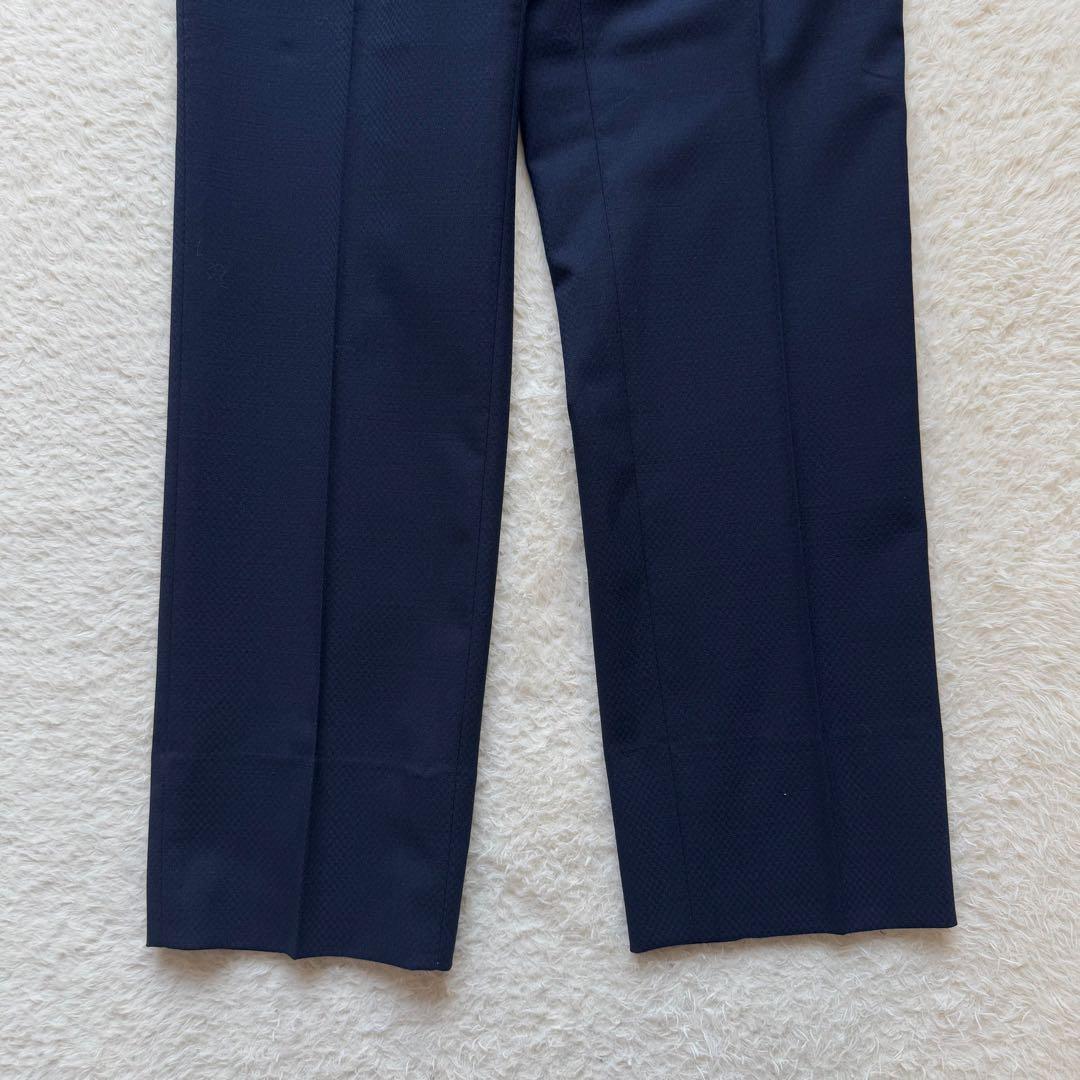 【美品】SUIT SELECTスーツセレクト　3ピース　ビジネススーツ　ネイビー