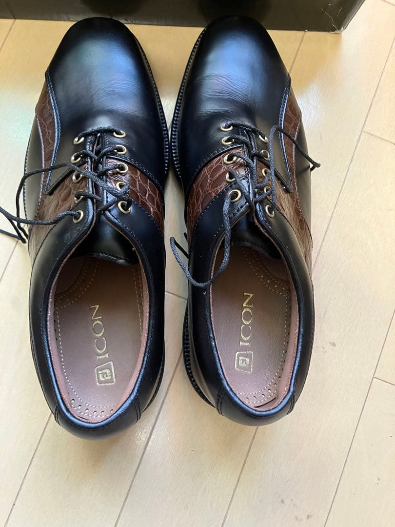 FOOTJOY ICON ブラック×ブラウン26cm 新品