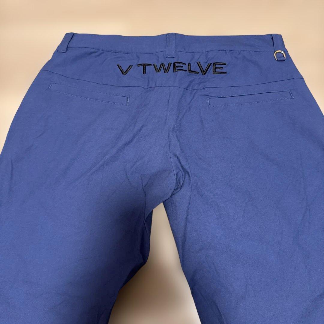 V TWELVE ネイビー ストレートパンツ
