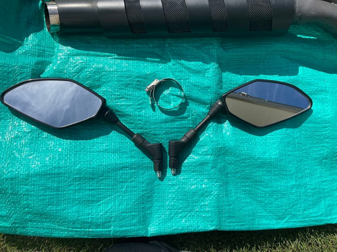 Gem Classic マフラーとサイドミラーセット