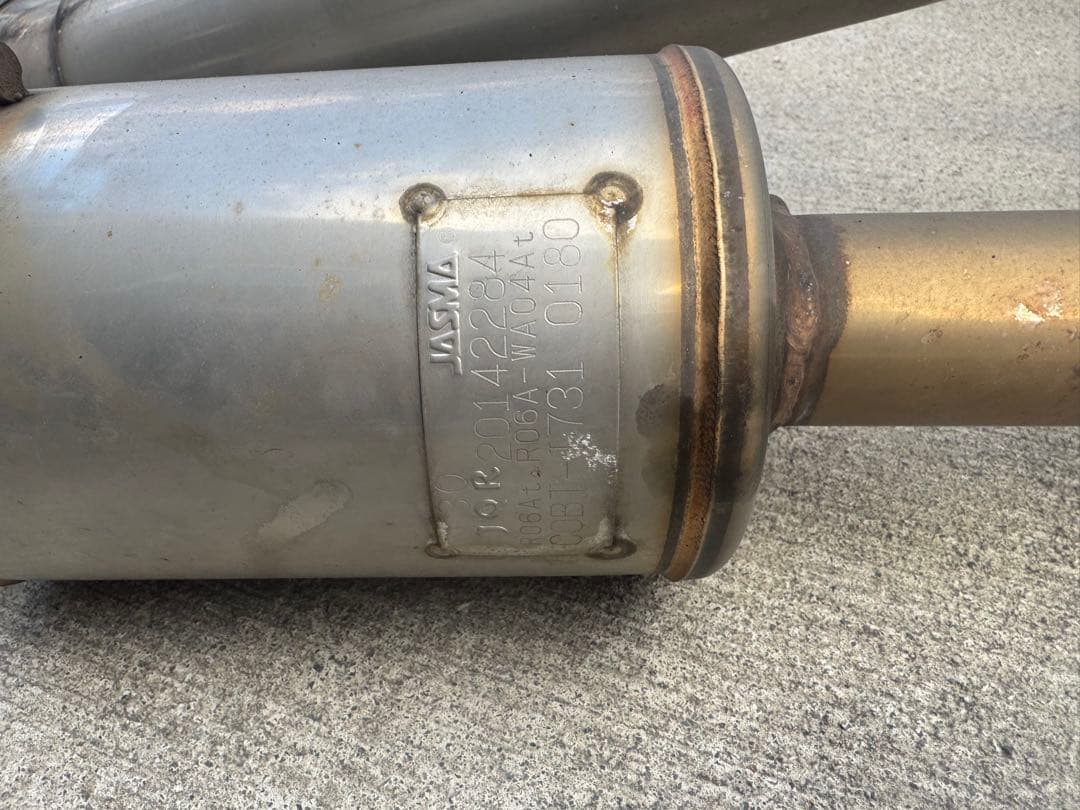 ハスラー　社外マフラー