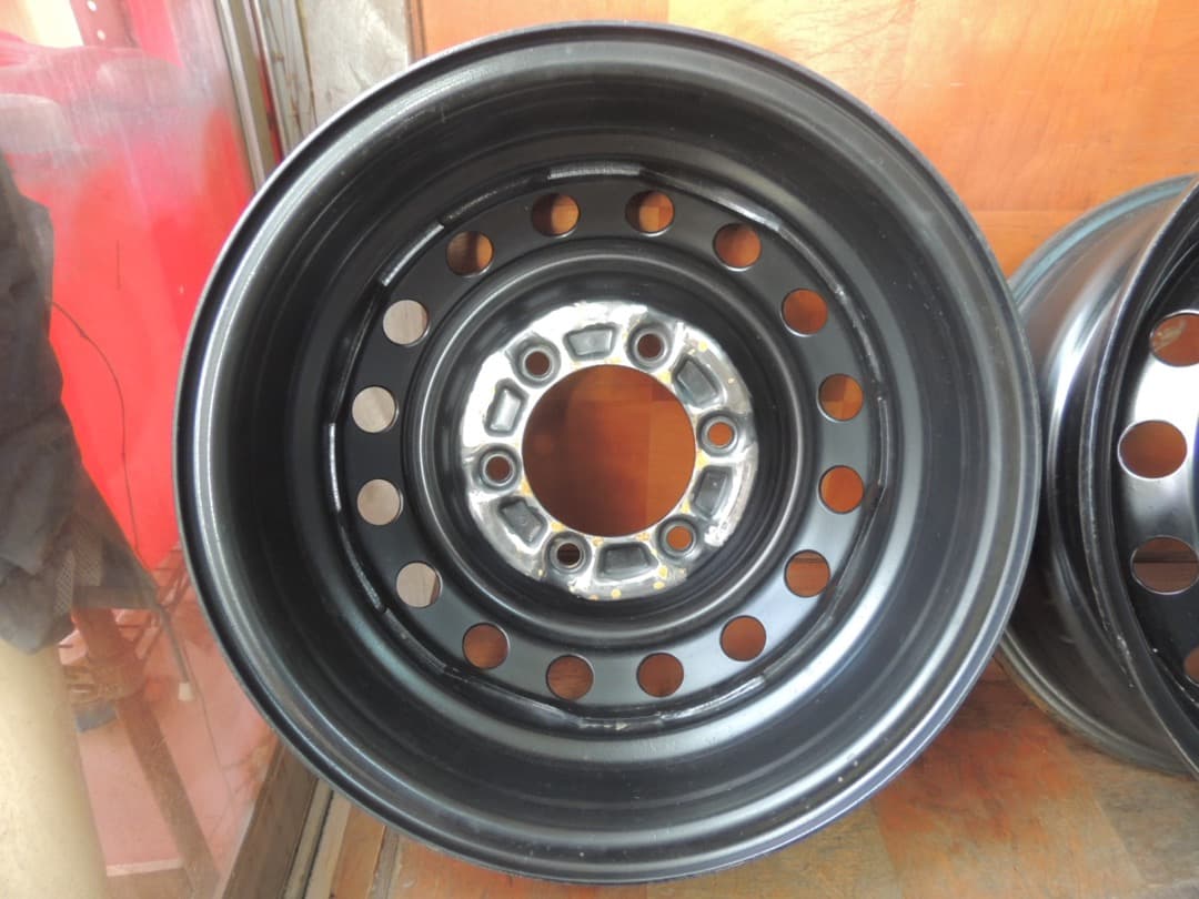 C51 15インチ スチールホイール セット 15x6J 139.7 ハイエース