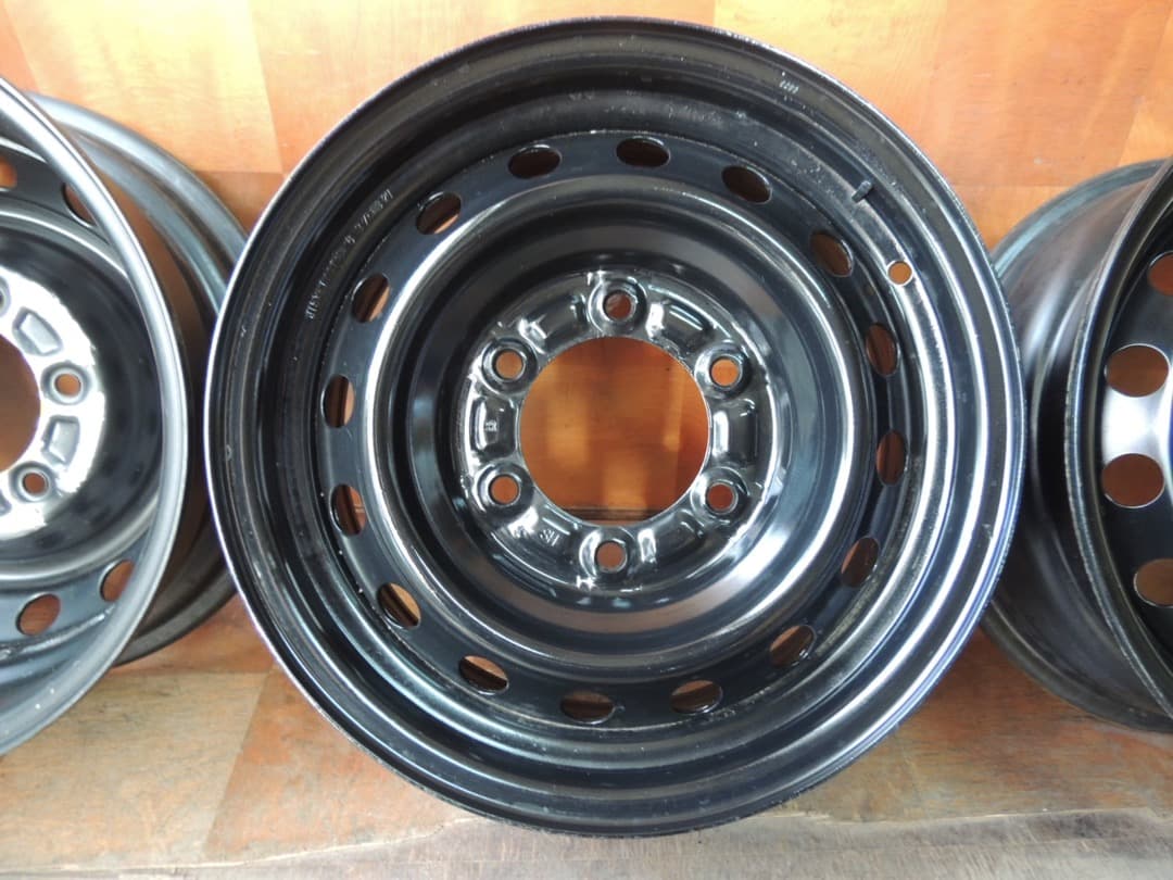 C51 15インチ スチールホイール セット 15x6J 139.7 ハイエース