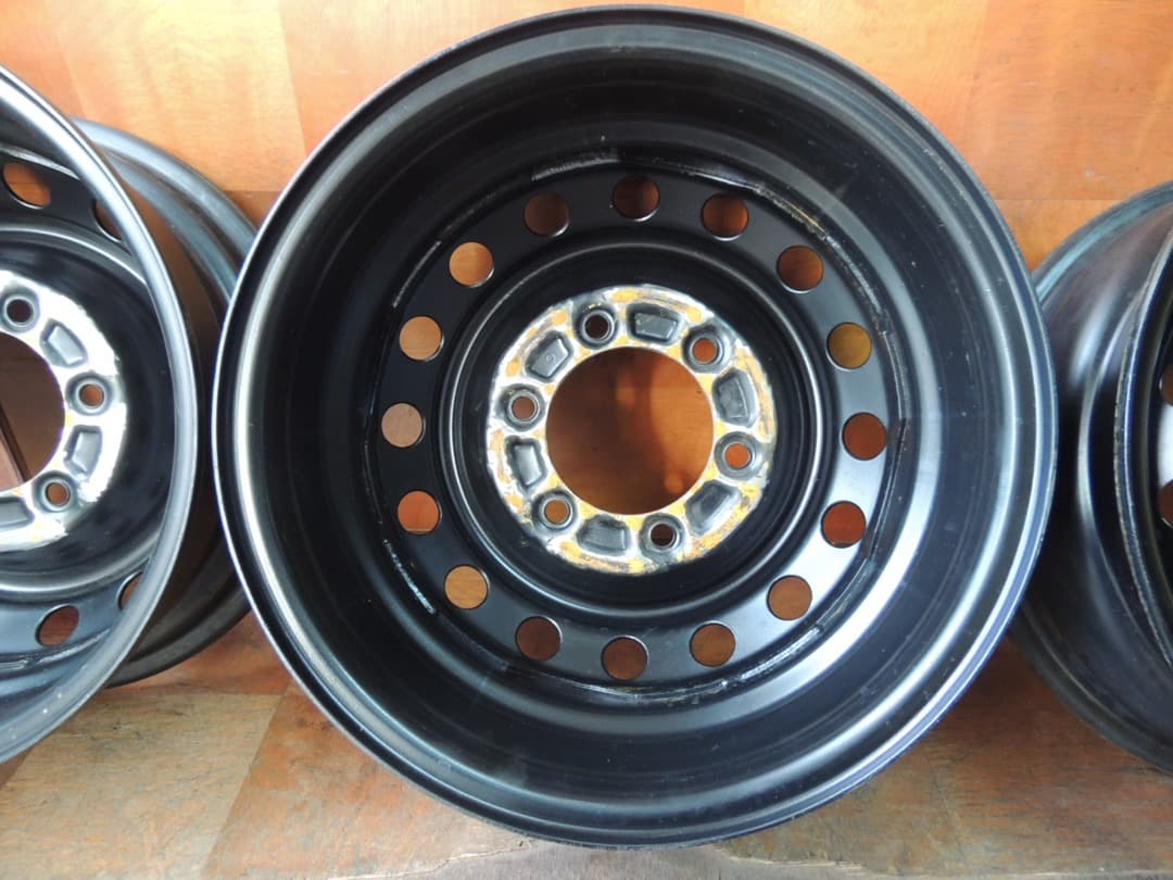 C51 15インチ スチールホイール セット 15x6J 139.7 ハイエース