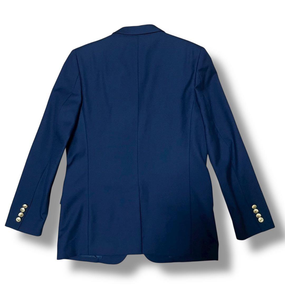 美品 ポロ ラルフローレン 160フォーマルセットアップスーツ 金ボタン 紺ブレ