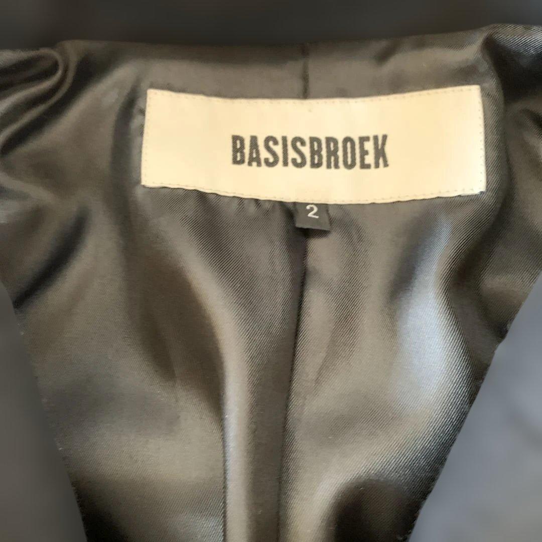 BASISBROEK ブラック コート サイズ2 バージスブルック　EGG