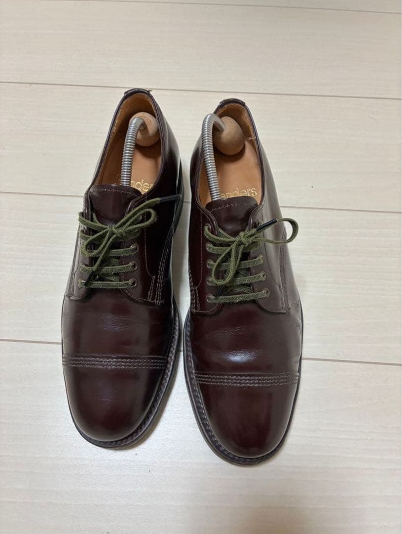 靴 Sanders military derby shoe UK6.5