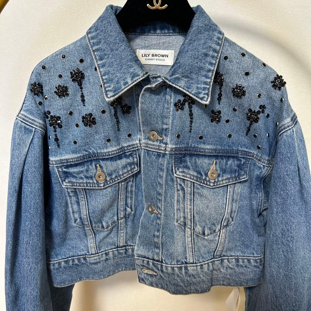新品タグ付きLILY BROWN デニムジャケット フリー