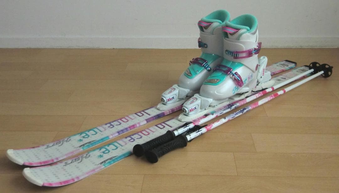 ■■送料無料■Hart■ジュニア用スキーセット■板130/靴23■WAX済■■