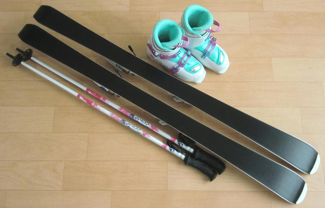 ■■送料無料■Hart■ジュニア用スキーセット■板130/靴23■WAX済■■