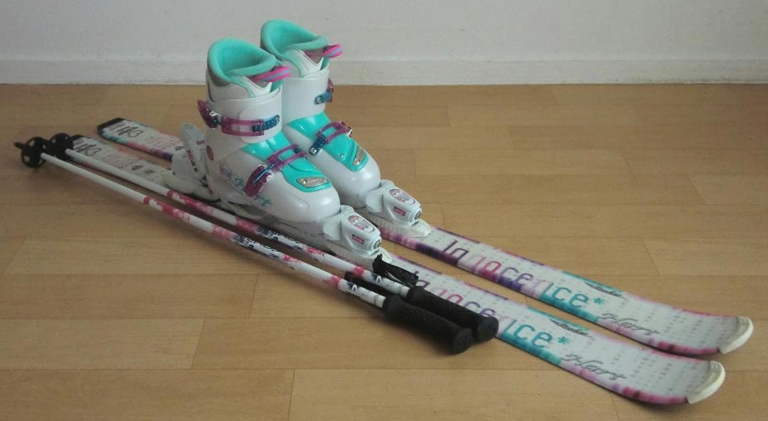 ■■送料無料■Hart■ジュニア用スキーセット■板130/靴23■WAX済■■