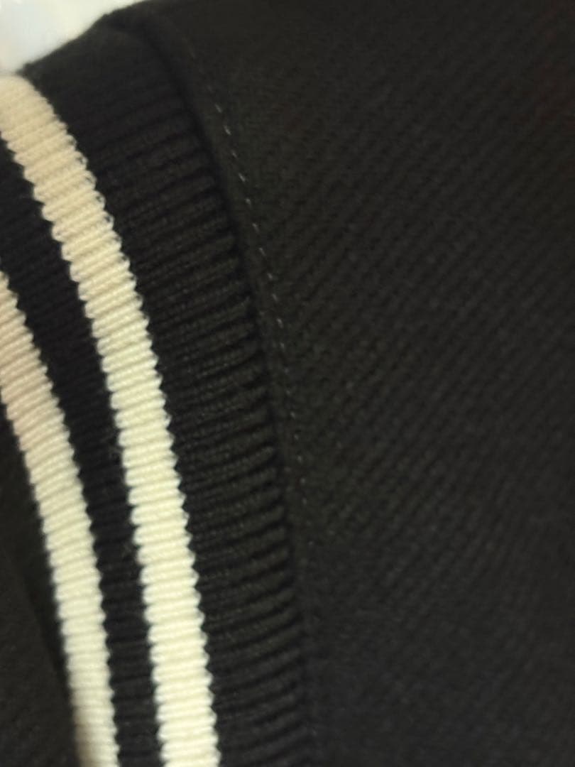 ラコステ バーシティジャケット スタジャン FR:52 XL相当 ウール ダウン