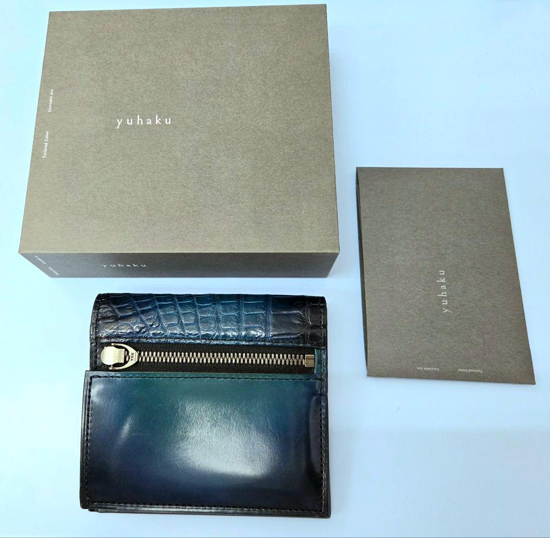 yuhaku YCA122 薄型二つ折り財布 コンパクトウォレット