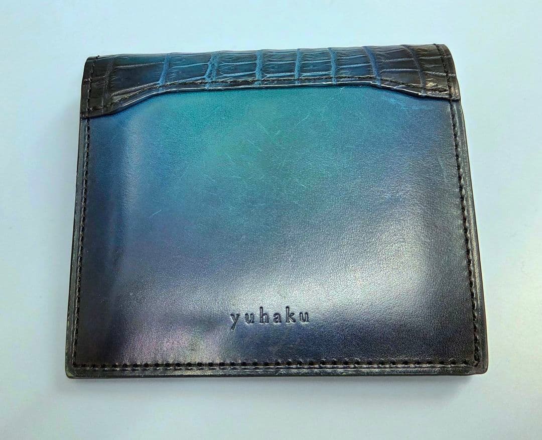 yuhaku YCA122 薄型二つ折り財布 コンパクトウォレット
