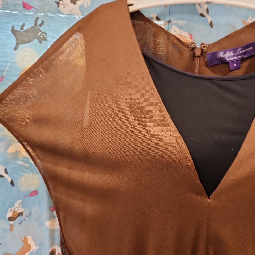 ラルフローレンパープルレーベルRALPH LAUREN ストレッチオールインワン