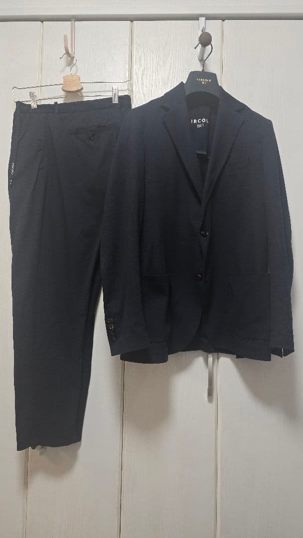 CIRCOLO 1901 チルコロ1901 ストレッチ　セットアップ Dネイビー