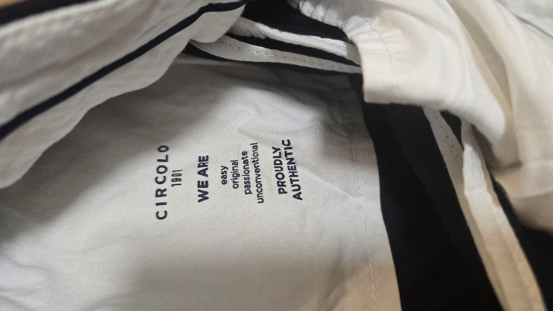 CIRCOLO 1901 チルコロ1901 ストレッチ　セットアップ Dネイビー