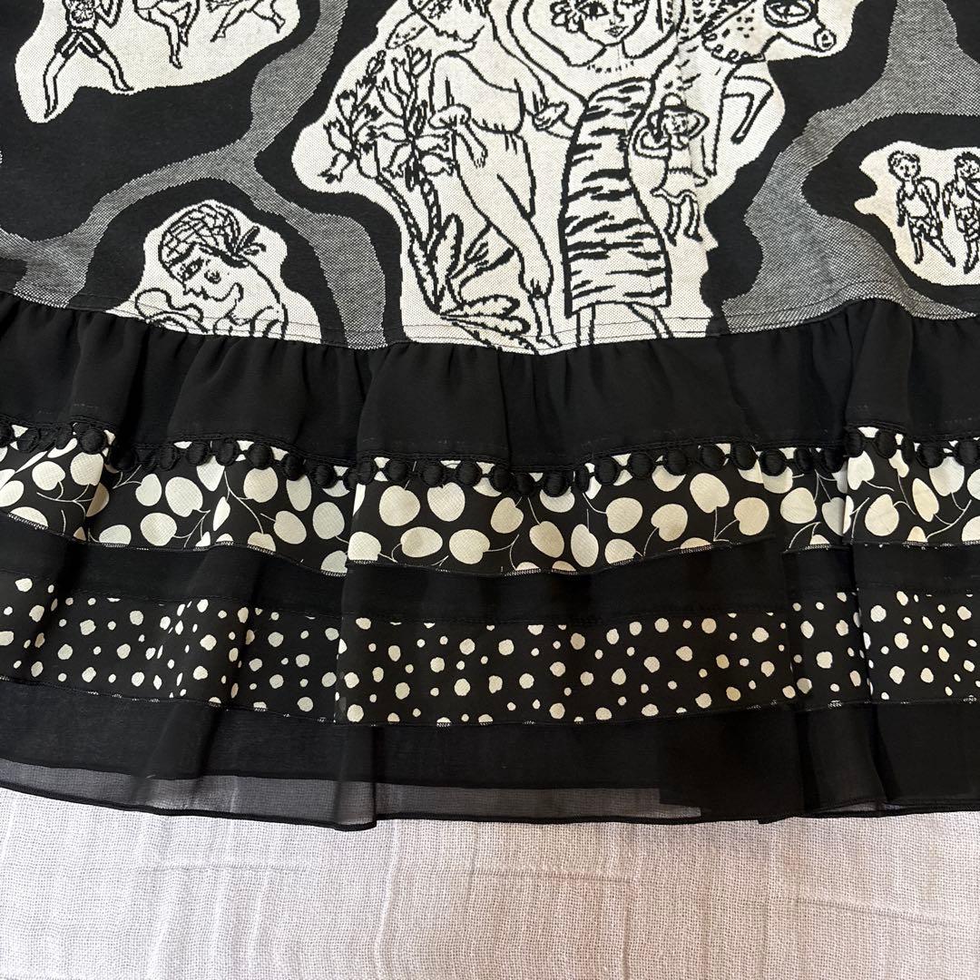 【未使用に近い】✨トクコプルミエヴォル✨女性.動物.魚の柄の前開きチュニック❤️