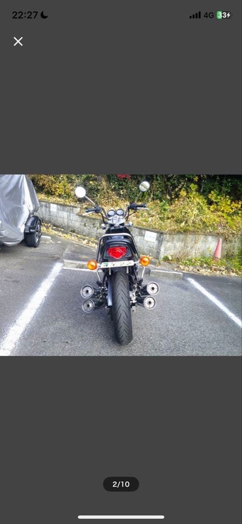 CB400 4本だしマフラー　 ジェイド250用に加工されています。