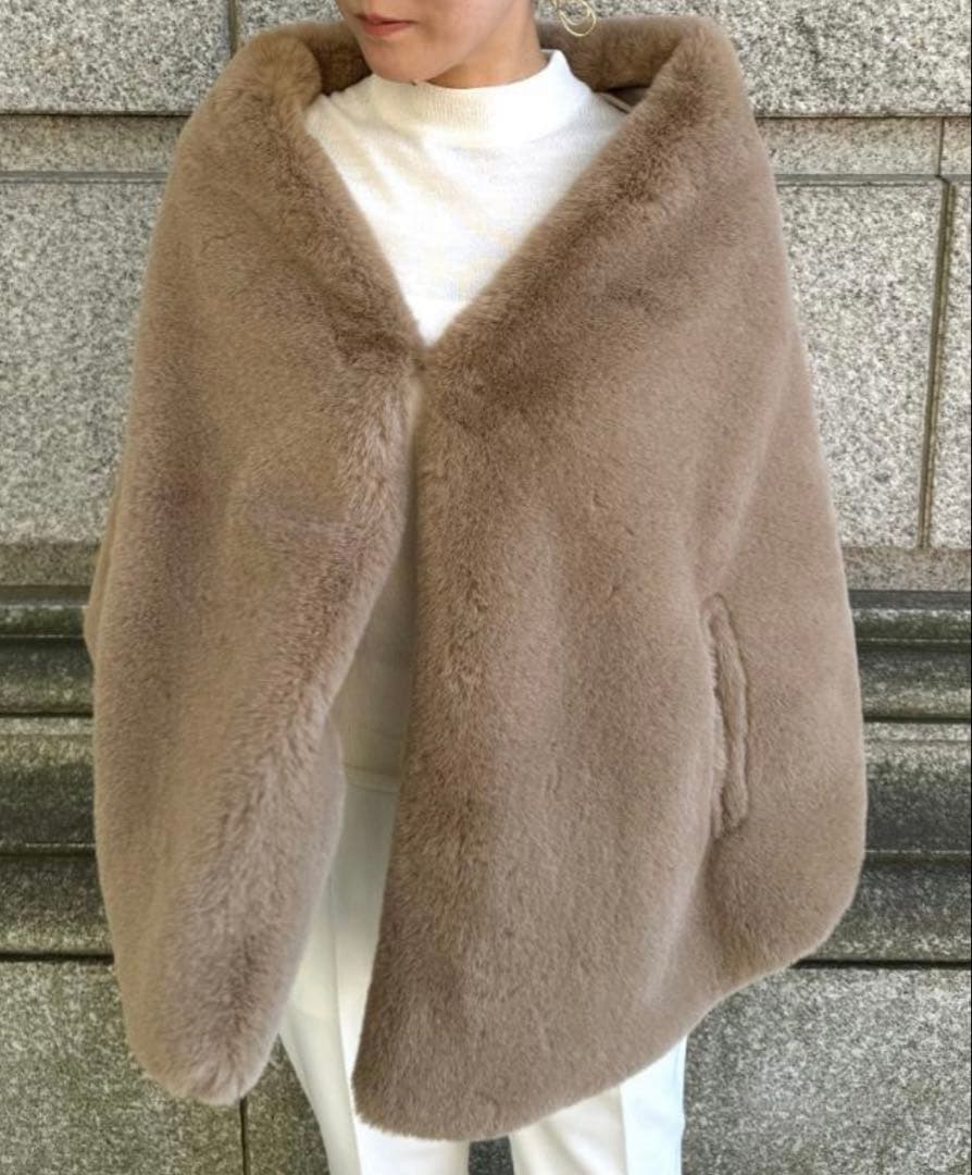 【新品】JENNE リッチボリュームファーケープ