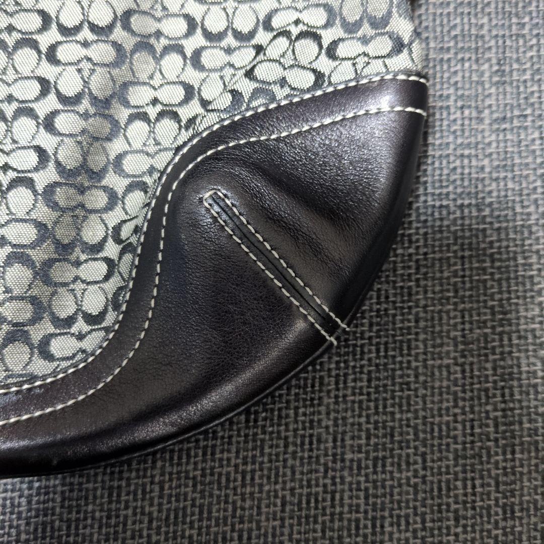 コーチ シグネチャー　6351 ショルダーバッグ　 ブラック